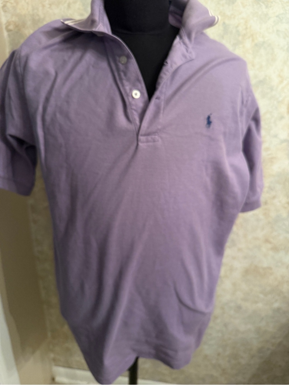 Polo-Style Ralph Lauren Lavender women’s  Short Sleeve Shirt
